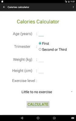 Healthy Nutrition Pregnancy android App screenshot 10