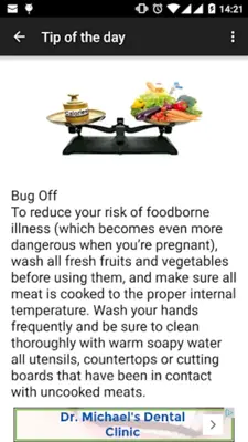 Healthy Nutrition Pregnancy android App screenshot 16