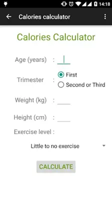 Healthy Nutrition Pregnancy android App screenshot 18