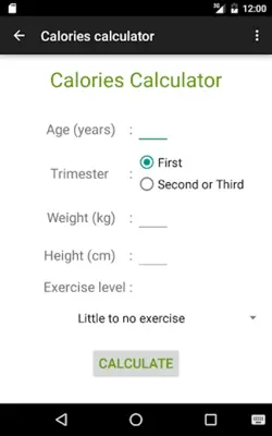 Healthy Nutrition Pregnancy android App screenshot 2