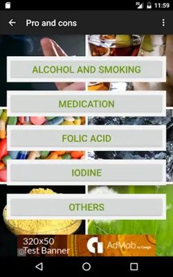 Healthy Nutrition Pregnancy android App screenshot 3